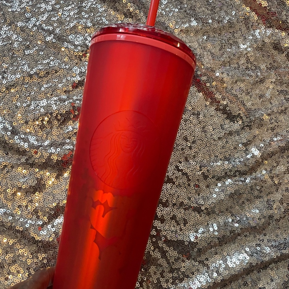 Red Starbucks Valentine Tumbler